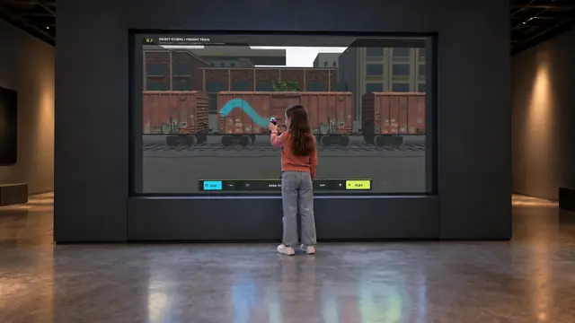 Interactive digital zones for amusement centers