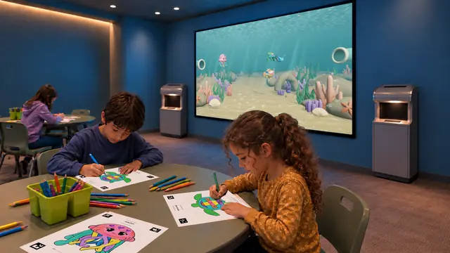 From a mark to a world: connecting physical and digital play